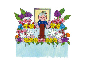 故人の好きだった花で贈る花祭壇の葬儀